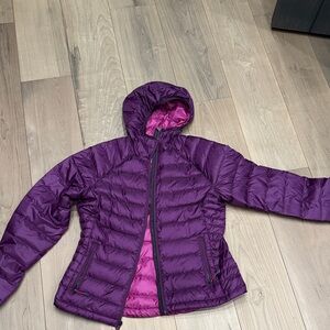 Eddie Bauer Magenta Puffer Jacket